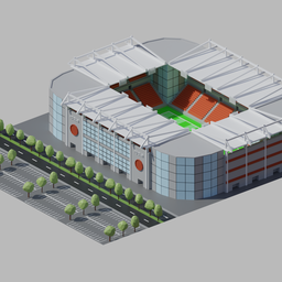 Low poly stadium level 5 This is a 1:5 model