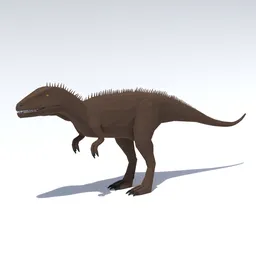 Low Poly Carcharodontosaurus
