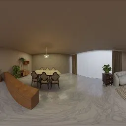 Modern Living and Dining Space