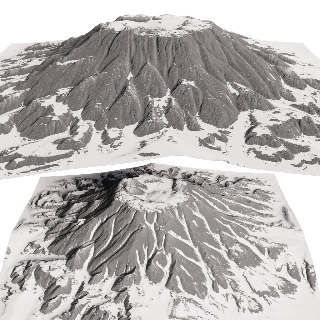 blenderkit-download-the-free-volcano-snowy-mountain-model
