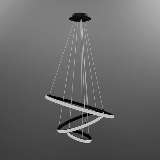 Dado 3 - Light LED Tiered Chandelier