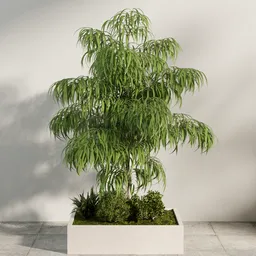 Outdoor Landscape Planter Tree