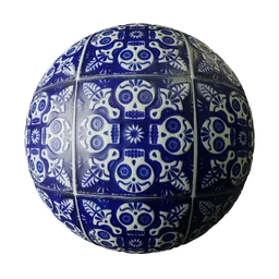 Rustic Hand-Painted Ceramic Tile 32