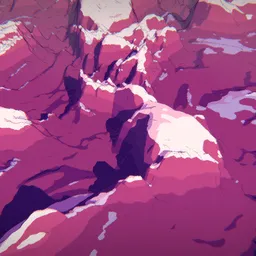 Anime Peaks Cel Shaded NPR Landscape