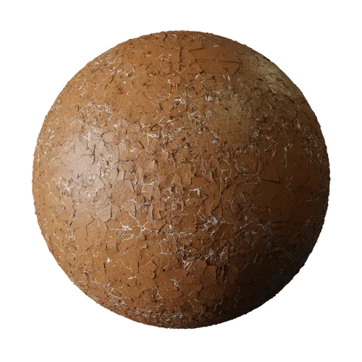Cracked Speckled Dark Brown Eggshell