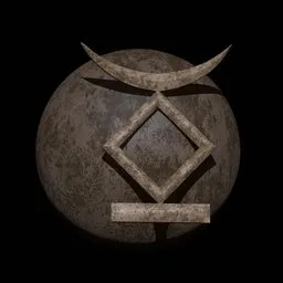 Rokviz Ancient ornament symbol brush