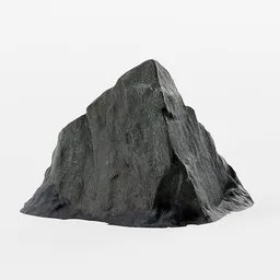 Pointed Black Stone