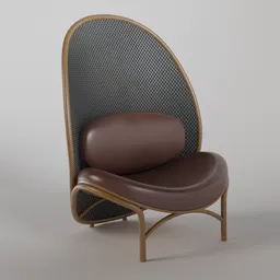 Chips Lounge Chair B116 - Honey