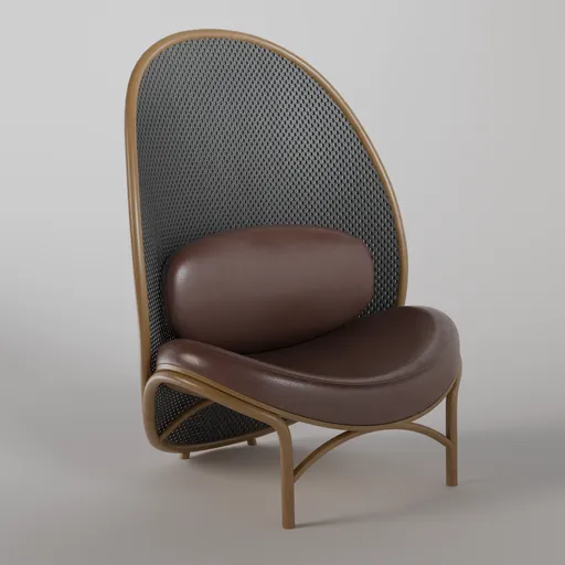 Chips Lounge Chair B116 - Honey