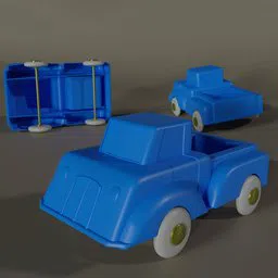 Cheap plastic toy truck