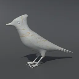 Marble Bird Statue