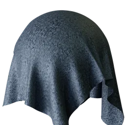 Plain Blue Chenille