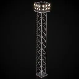 Tall Floodlight Tower