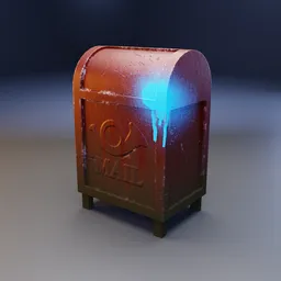 Old Rusty Mailbox