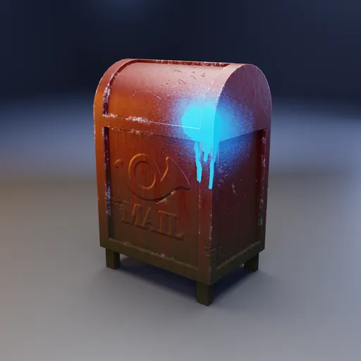 Old Rusty Mailbox