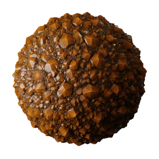 Brown crystal
