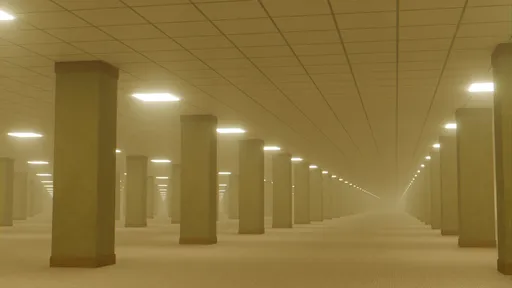 Backrooms Liminal Space Environment
