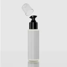 Cosmetics serum bottle