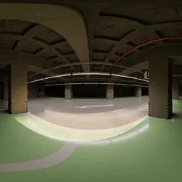 Modern Underground Parking Garage