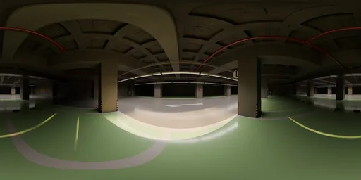 Modern Underground Parking Garage