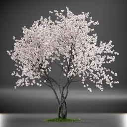 Tree Amelanchier Animated