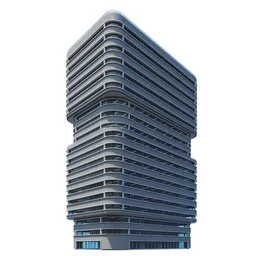 Rounded High Rise Building