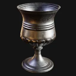Antique Silver Goblet