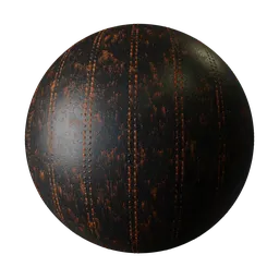 Metal wall with threads