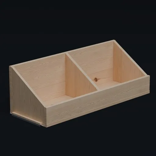 IVAR Box shlef with divider