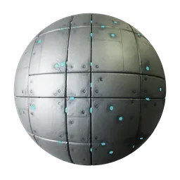 Futuristic sci-fi wall or surface