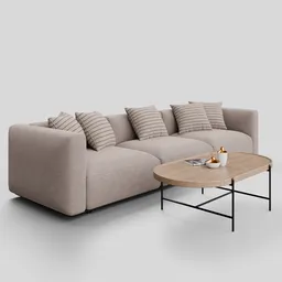 Modern Elegant Sofa Dambodue