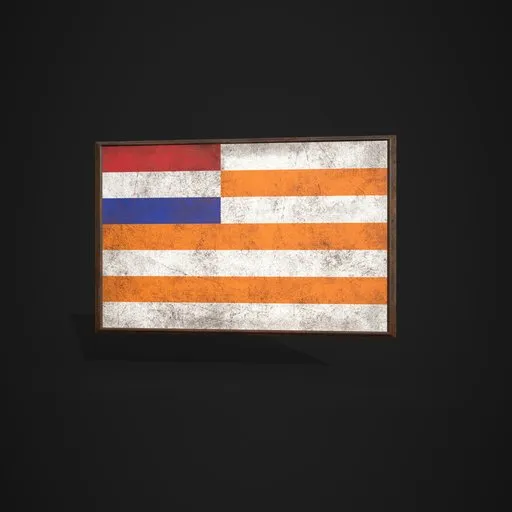 Orange Free State Flag Picture Frame