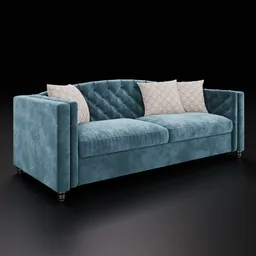 Sofa Bonnie Traditional Velvet
