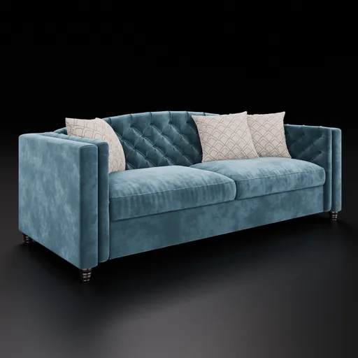 Sofa Bonnie Traditional Velvet
