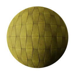 Geometric Yellow Concrete Tiles