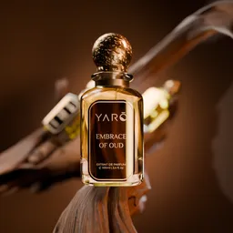 Oud wood perfume shot