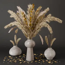 SJ-dried pampas decorative bouquet