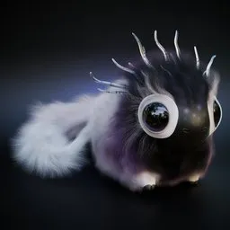 Forest Fluffy Creature Rigged