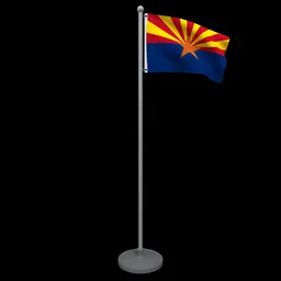 Animated Flag of Arizona State