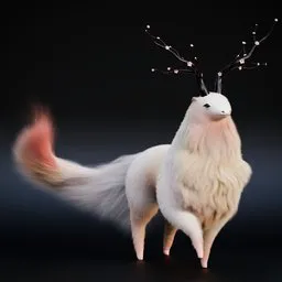 Japanese Sakura Creature Rigged