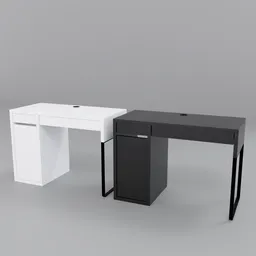 Small desk 105 cm Ikea Micke