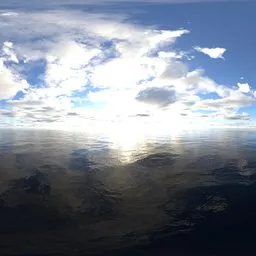 Sunset yellow light cloud