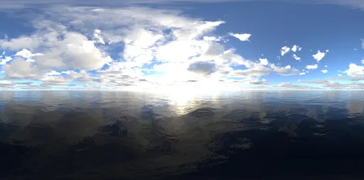 Sunset yellow light cloud