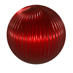 Red chrome PBR texture for realistic car light material rendering in Blender 3D and other applications.