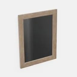 Rustic Wooden Framed Mirror