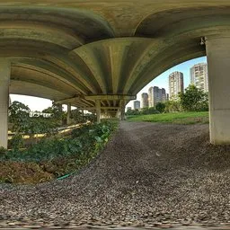 Sunset Under the Bridge