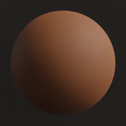 High-quality customizable 4K PBR brown leather texture for 3D modeling in Blender and other software.