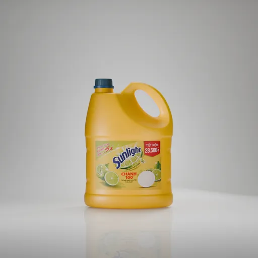 Dishwashing liquid bottle