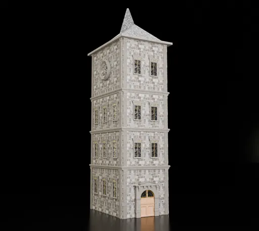 Tower building