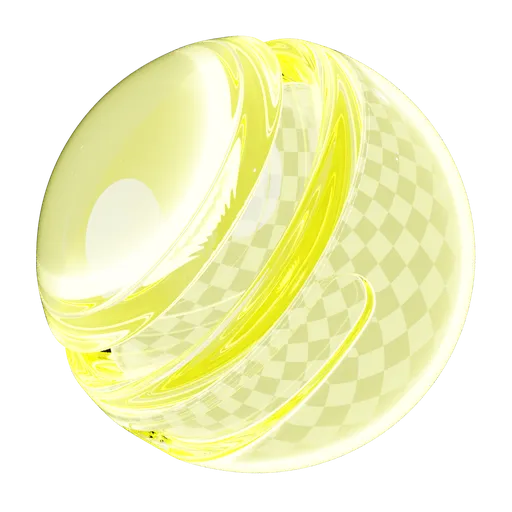 High-quality procedural emission glass shader for Blender 3D PBR materials library.